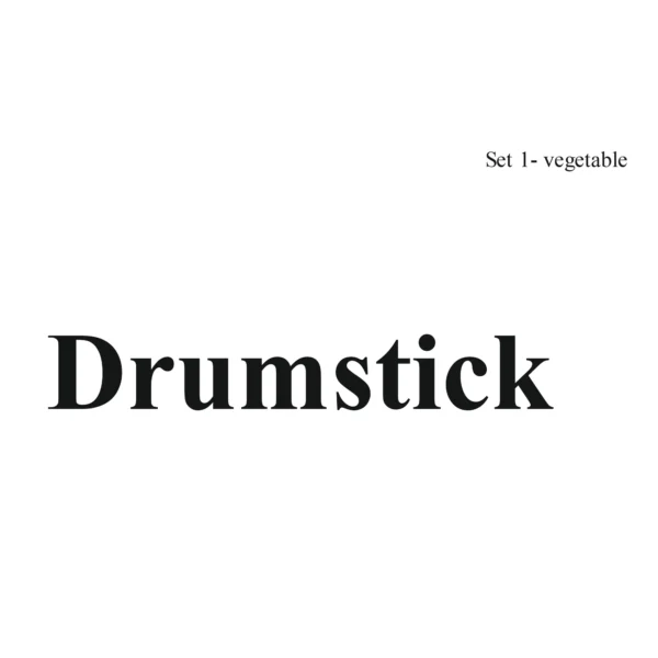 Drumstick text
