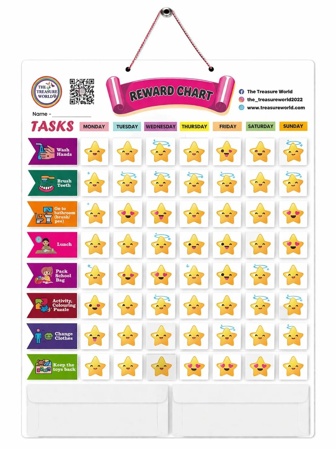 treasureworld Reward Chart