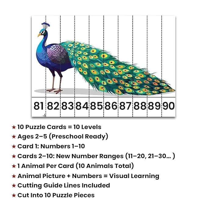 Maths Number Puzzle Cards - Image 6