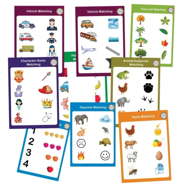 My First Think and Match Sheets - The Treasure World