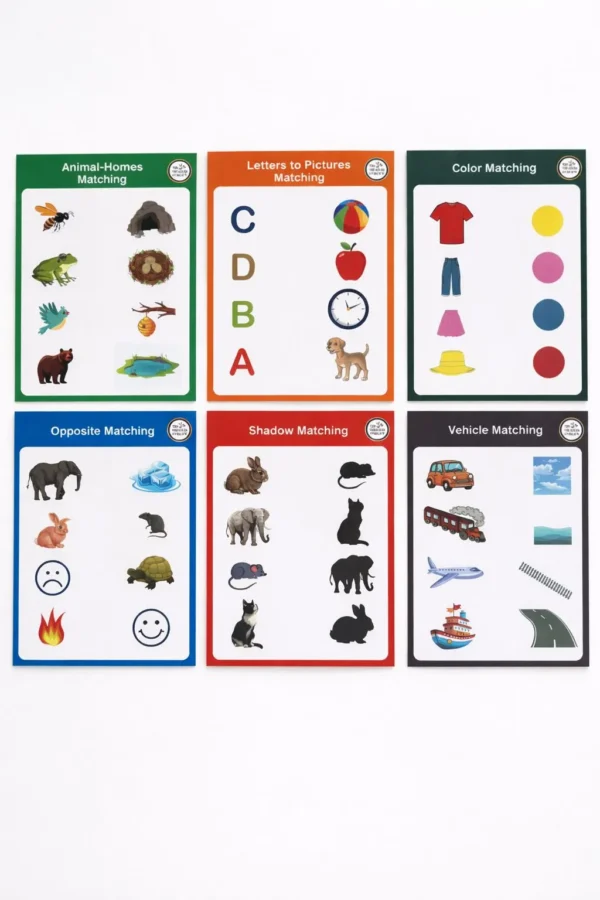 My First Think and Match Sheets - The Treasure World