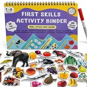 Montessori Busy Book Activity Binder - 2 to 6 years